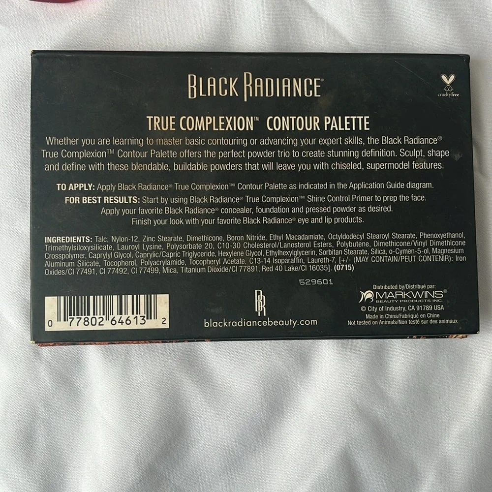 Medium to Dark Contour Palette Black Radiance Studio Makeup on the Go eye Pallet